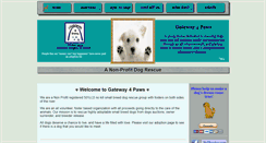 Desktop Screenshot of gateway4paws.org